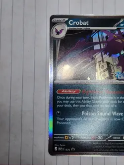 Crobat #076 (Prerelease) Promo, Chaos Rising Stamped, Mega Evolution Promo, (LP) - Image 5
