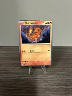Pokemon TCG Charmander Black Star Promo Cosmos Holo 047 151 NM - Image 1