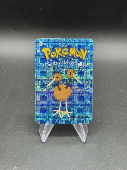 Doduo Holo Pokemon Vintage 2000 Vending Prism Sticker Nintendo Rare - Image 1