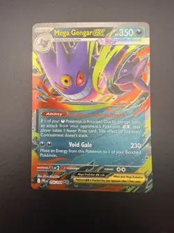 Mega Gengar ex 056/094 Double Rare Phantasmal Flames Pokemon Near Mint - Image 1