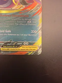 Mega Gengar ex 056/094 Double Rare Phantasmal Flames Pokemon Near Mint - Image 3