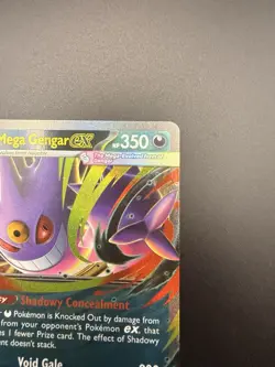 Mega Gengar ex 056/094 Double Rare Phantasmal Flames Pokemon Near Mint - Image 4