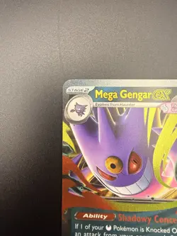 Mega Gengar ex 056/094 Double Rare Phantasmal Flames Pokemon Near Mint - Image 5