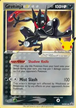 NM-Mint, English Pokemon Holo Greninja Star - SWSH144 - SWSH Black Star Promo SW - Image 1