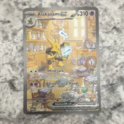 Alakazam EX Holo Psychic Pokemon TCG Card 310 HP 90+ 120 Attack - Image 1