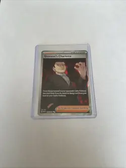 Pokemon Scarlet & Violet 151 Giovanni's Charisma Ultra Rare Holo Card 197/165 - Image 1