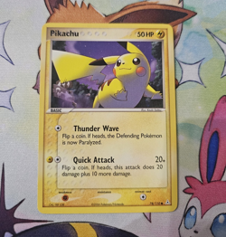 Pokemon Pikachu 78/110 Holon Phantoms Regular Common English - Image 1