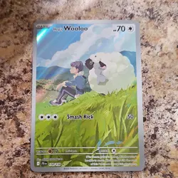 The Pokemon Company Hop's Wooloo 170/159 Sv09 Journey Together IR Holo EN 70 HP - Image 1