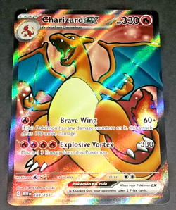POKEMON SCARLET & VIOLET 151 - CHARIZARD EX #183 & BLASTOISE EX #184 ULTRA RARE - Image 4