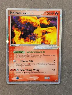 Pokemon Card 2005 MOLTRES EX 031 Holo Nintendo Black Star Promo LP - Image 1