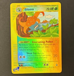 Pokemon TCG Gloom Aquapolis 49/147 Reverse Holo Uncommon 70 HP English 2002 - Image 1