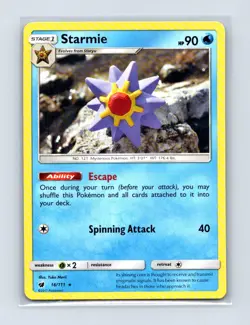 Starmie 16/111 Rare Crimson Invasion Pokemon Lightly Played - Image 1