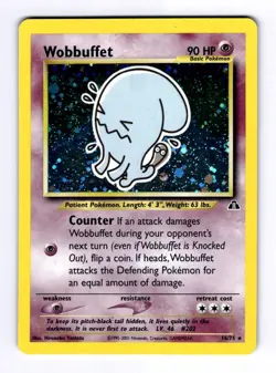 Wobbuffet (16) Neo Discovery #16 (2001) Holo NM Pokemon - Image 1