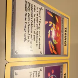 Wizards Pokemon TCG Trainer lot (8) Professor Oak Pokemon Flute EN Various Cond - Image 2