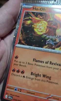 Pokemon Ho-Oh GameStop Stamped Holo ***SWIRL See Photos - Image 5