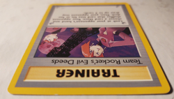 Team Rocket's Evil Deeds 103/105, 2002 Neo Destiny Pokemon TCG WotC Trainer, NM - Image 4