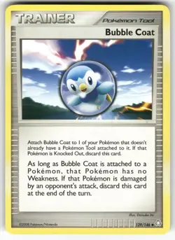 Bubble Coat 129/146 Legends Awakened Pokemon Damaged - Image 1