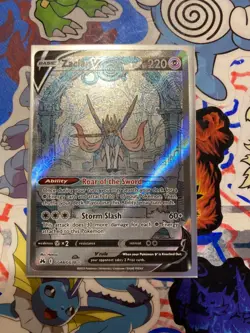 Pokemon TCG Zacian V Crown Zenith: Galarian Gallery GG48/GG70 Holo Ultra Rare - Image 1