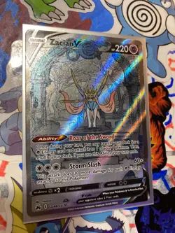 Pokemon TCG Zacian V Crown Zenith: Galarian Gallery GG48/GG70 Holo Ultra Rare - Image 2
