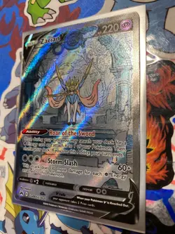 Pokemon TCG Zacian V Crown Zenith: Galarian Gallery GG48/GG70 Holo Ultra Rare - Image 3