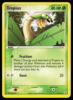 Tropius 27/101 Regular Rare Hidden Legends Pokemon Card - Image 1