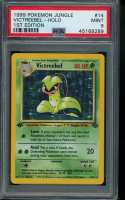 Pokemon Jungle Victreebel Holo 1st Edition #14 PSA 9 - Image 1