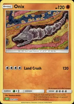 Onix - Classic Collection CLV 010/034 - Pokemon - Image 1