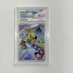 Pokemon First Partner Illustration Series 1 MEP 040 Turtwig Black Star Ace 10 - Image 1