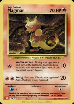 Magmar - Classic Collection CLC 006/034 - Pokemon - Image 1