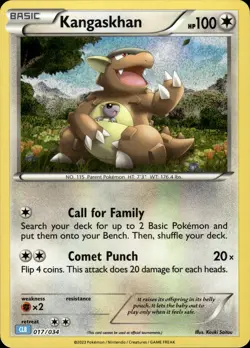 Kangaskhan - Classic Collection CLB 017/034 - Pokemon - Image 1