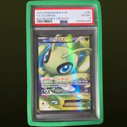 2012 POKEMON BLACK & WHITE BOUNDARIES CROSSED #141 FULL ART/CELEBI EX PSA 6 - Image 1