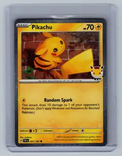 2026 POKEMON TEF EN-TEMPORAL FORCES #051 PIKACHU POKEMON DAY 2026 COLLECTION NM - Image 1