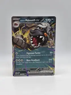 Arven's Mabosstiff ex 139/182 Sv10 - Pokemon Destined Rivals - Near Mint - Image 1