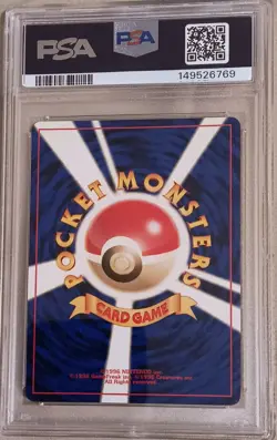 PSA 8 Heracross No. 214 Pokemon Japanese Neo Genesis 2000 Holo TCG - Image 2