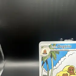 Pokemon TCG Sv Surging Sparks Alolan Dugtrio 208/191 IR Holo Full Art Eng HP110 - Image 2