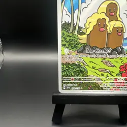 Pokemon TCG Sv Surging Sparks Alolan Dugtrio 208/191 IR Holo Full Art Eng HP110 - Image 5