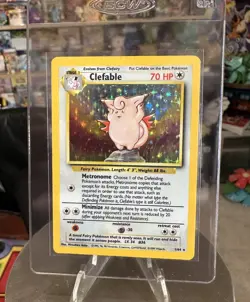Clefable 1/64 - Holo Jungle No Symbol Error - Pokemon - Image 1
