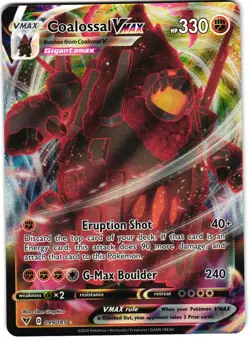Coalossal VMAX 99/185 Pokemon SWSH: Vivid Voltage - Image 1
