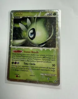 Pokemon TCG Triumphant Celebi 92/102 Holo Rare English 60 HP 2010 - Image 1