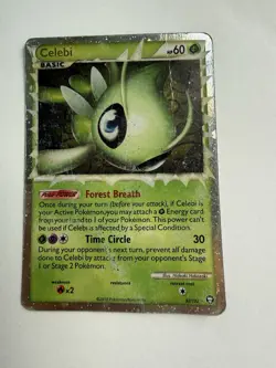 Pokemon TCG Triumphant Celebi 92/102 Holo Rare English 60 HP 2010 - Image 2