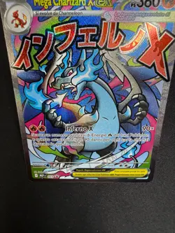 Pokemon Mega Charizard X EX 023 MEP Black Star Promos UPP ITA Carte Nintendo - Image 5