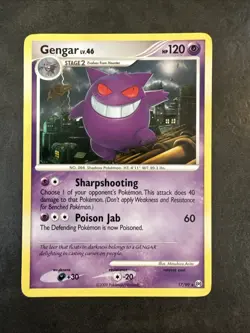 Gengar 17/99 Arceus Regular Rare Pokemon TCG LP-NM - Image 1