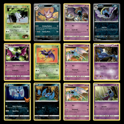 12x Brocks Zubat Lot Golbat Crobat Zubat 74.0 Gym Heroes Pokemon Cards Set TCG - Image 1