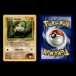 12x Brocks Mankey Lot Primeape Mankey Gym Heroes Pokemon Cards Collection Set - Image 3
