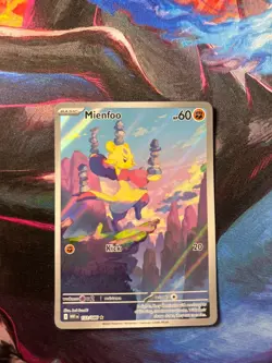 Mienfoo 133/086 WHT EN-White Flare Illustration Rare Pokemon Card - NM - Image 1