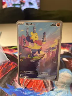 Mienfoo 133/086 WHT EN-White Flare Illustration Rare Pokemon Card - NM - Image 3