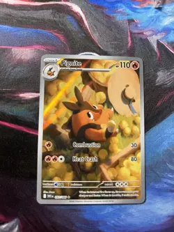 Pignite 097/086 NM/M SV WHT Illustration White Flare Pokemon - Image 1