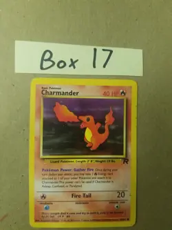 Charmander 50/82 - Team Rocket - VINTAGE WOTC POKEMON CARD - UNLIMITED - LP/MP - Image 1