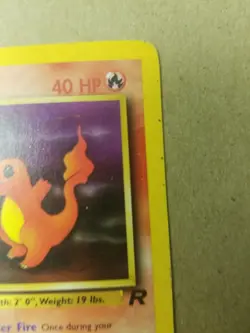 Charmander 50/82 - Team Rocket - VINTAGE WOTC POKEMON CARD - UNLIMITED - LP/MP - Image 2
