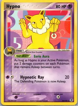Hypno 25/112 Rare FireRed & LeafGreen Pokemon Near Mint - Image 1